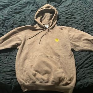 Brown long sleeve UPS hoodie, drawstrings, Size Small